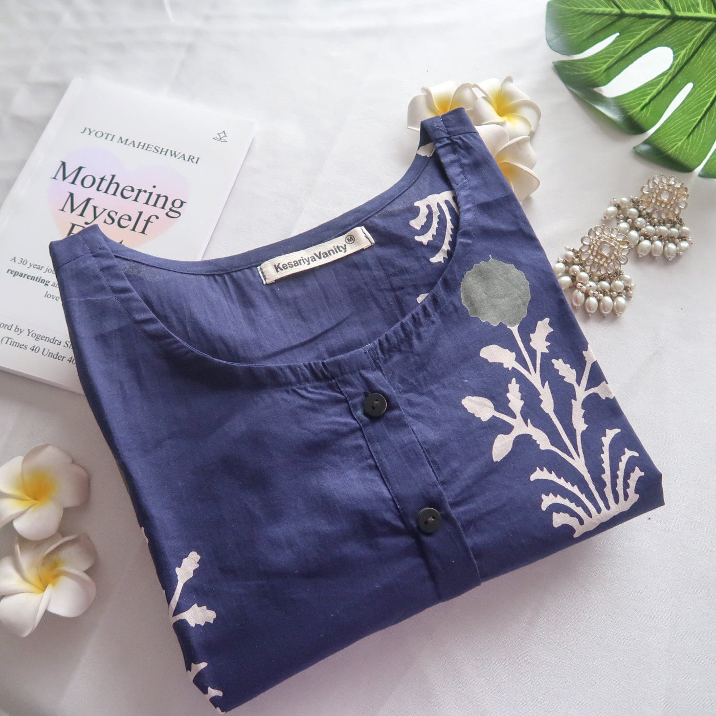 Indigo Butta Kurta - Daily Essential