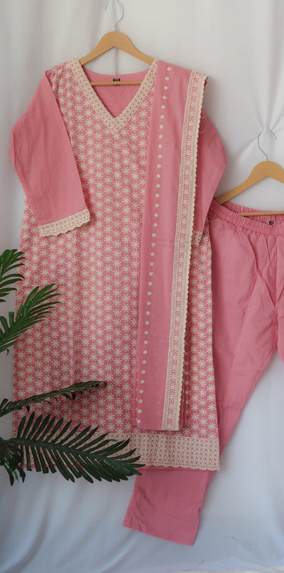 Blush Bloom Festive Slim fit Suit Set - SALE