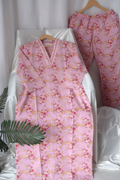 Pink Blossom Suit Set - Raahat6.0