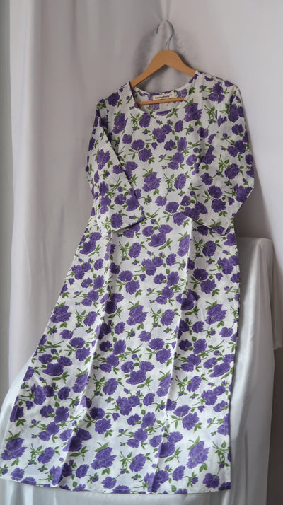 White Lavender Kurta - Daily Essential