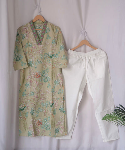 Minty Butta Suit Set - Raahat 7.0