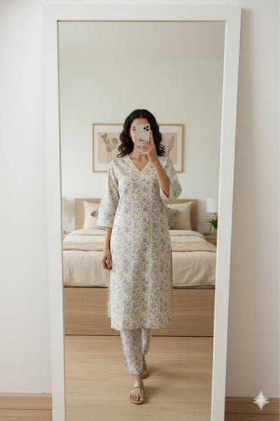 Minimal Botanic Suit Set - Sukoon 13.0