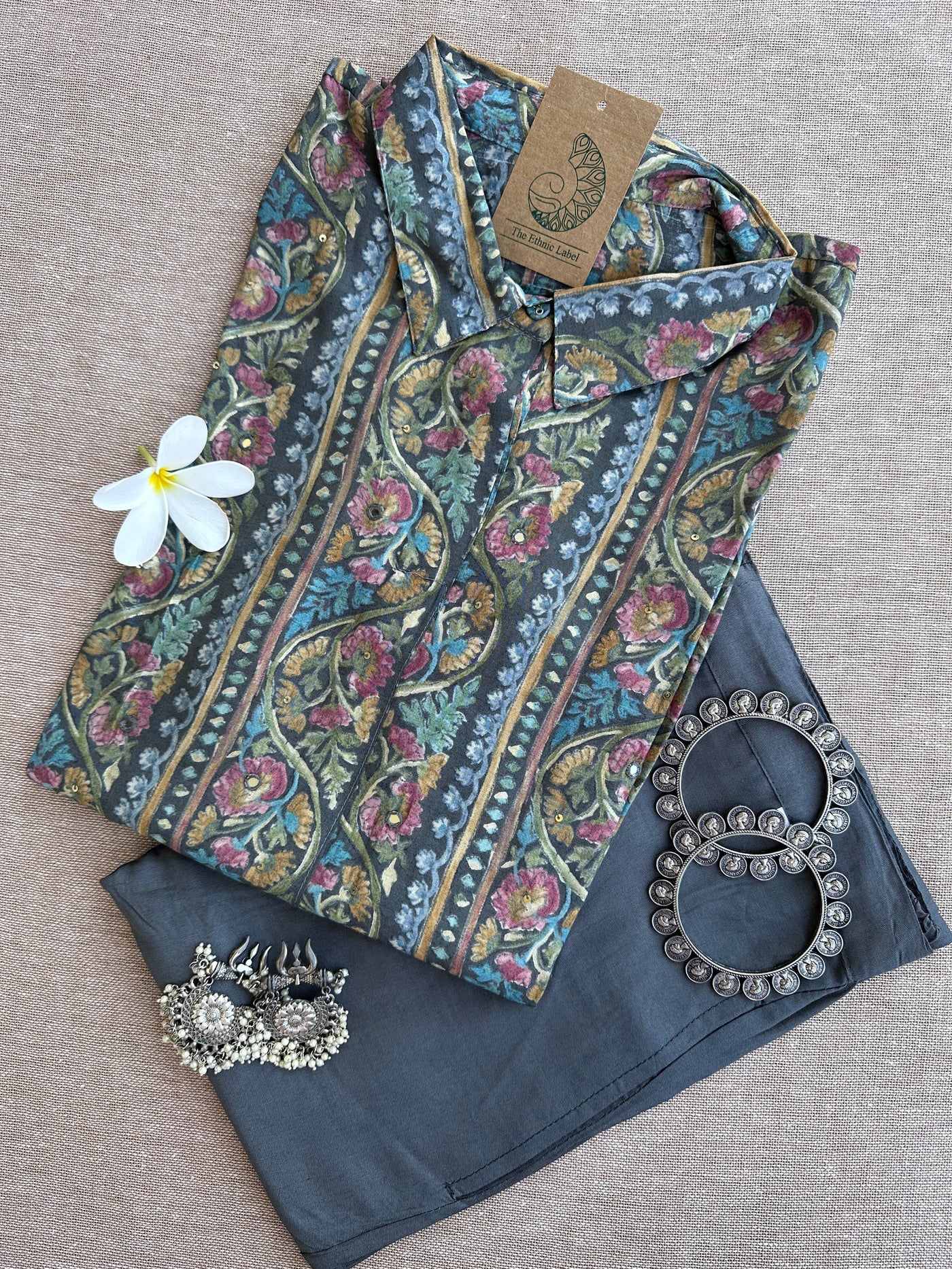 "Bagiyan" Muslin Kurta Set(2pc)