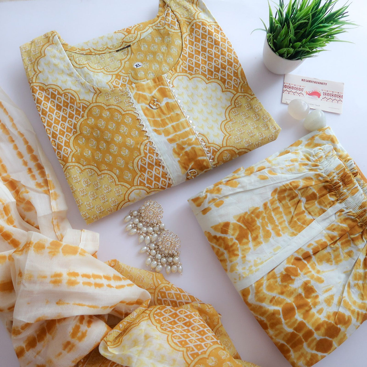 Yellow Stylish Suit Set