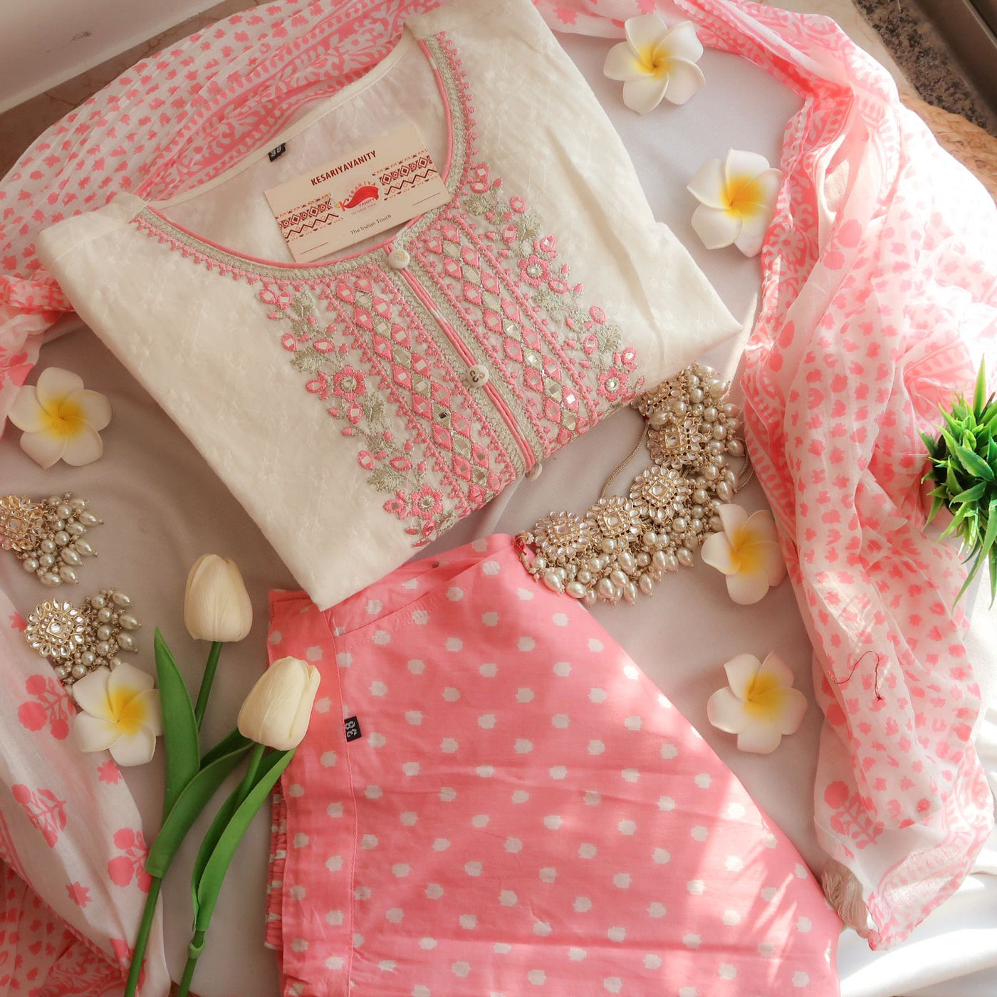 Mirror Blushing Bloom Suit Set