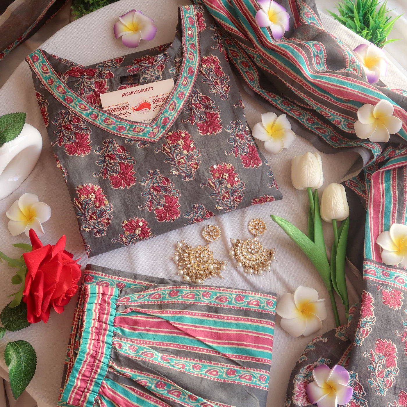 Grey Garden Harmony Ensemble Suit Set - EOFY SALE