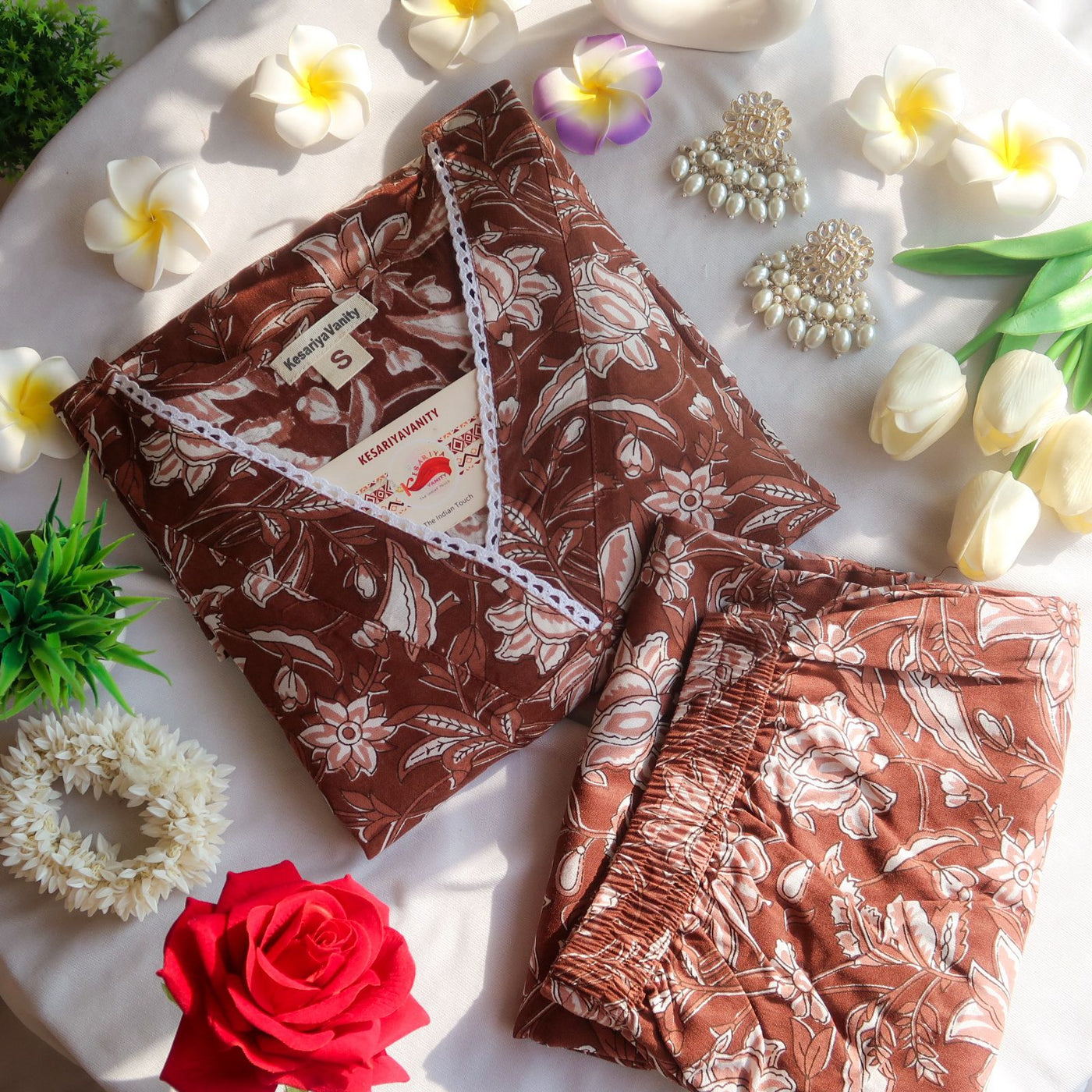 Hazelnut Symphony Suit Set - Sukoon (Slim Fit)