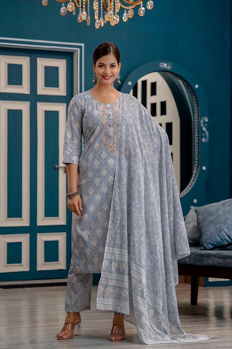 Celestial Serenity 3-piece Suit Set - EOFY SALE